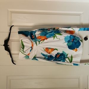 TEEZE ME DRESS FRORAL PROM SHORT POCKETS SLEEVELESS